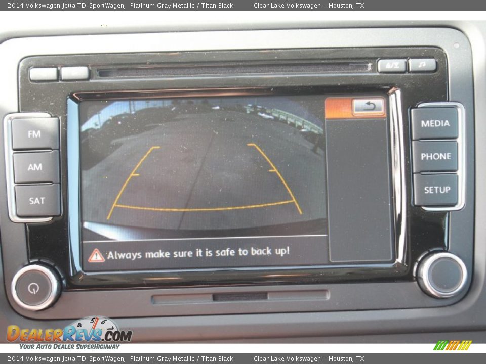 2014 Volkswagen Jetta TDI SportWagen Platinum Gray Metallic / Titan Black Photo #15