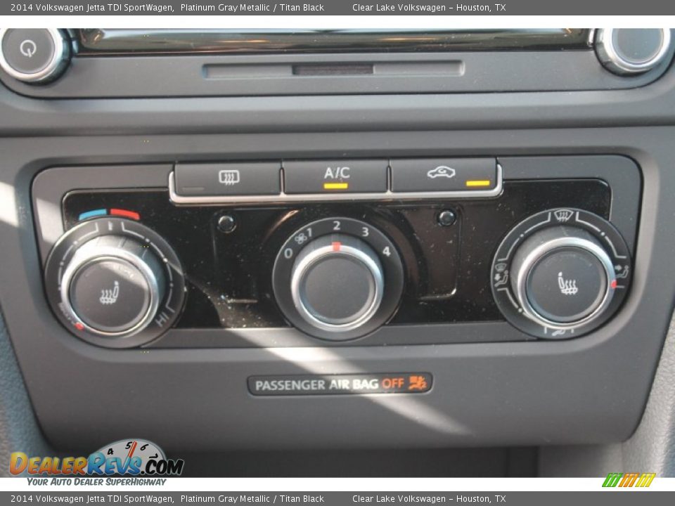 2014 Volkswagen Jetta TDI SportWagen Platinum Gray Metallic / Titan Black Photo #16