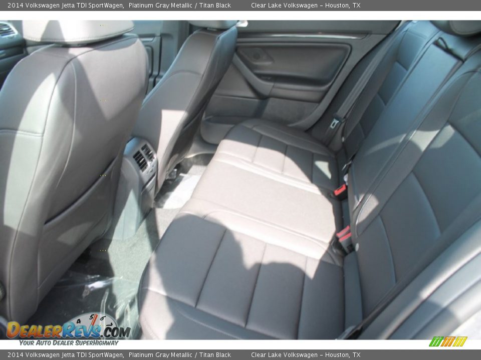 2014 Volkswagen Jetta TDI SportWagen Platinum Gray Metallic / Titan Black Photo #22