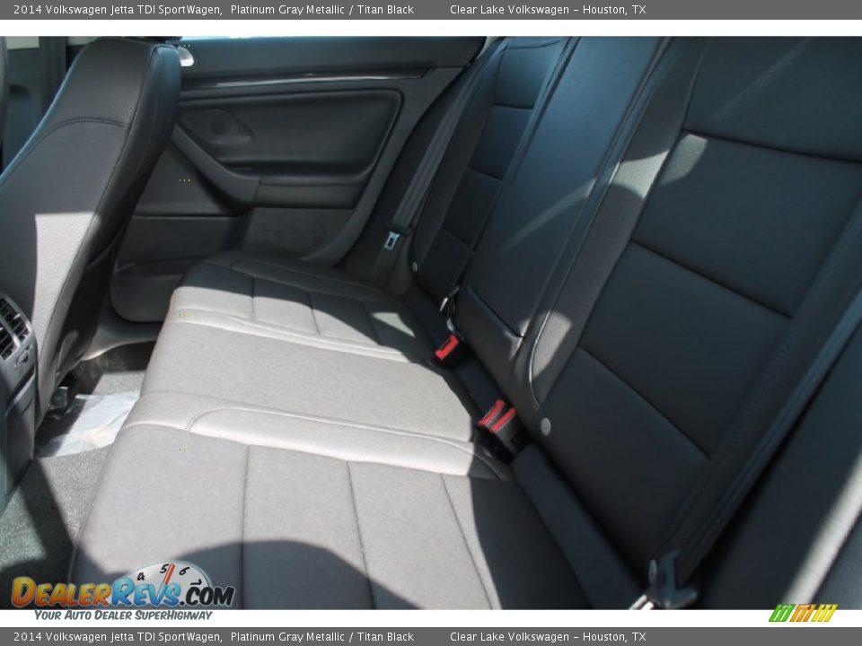 2014 Volkswagen Jetta TDI SportWagen Platinum Gray Metallic / Titan Black Photo #23