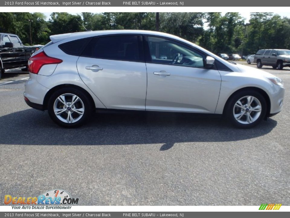 2013 Ford Focus SE Hatchback Ingot Silver / Charcoal Black Photo #4