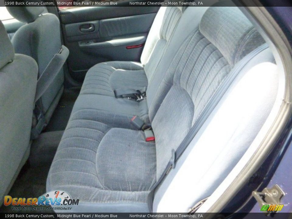 Rear Seat of 1998 Buick Century Custom Photo #9
