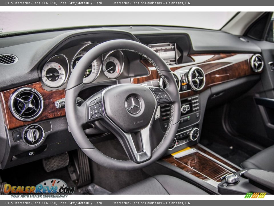 2015 Mercedes-Benz GLK 350 Steel Grey Metallic / Black Photo #5