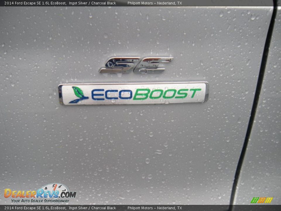2014 Ford Escape SE 1.6L EcoBoost Ingot Silver / Charcoal Black Photo #14