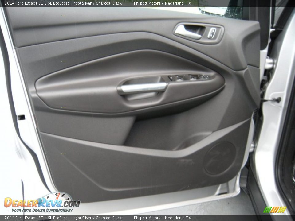 2014 Ford Escape SE 1.6L EcoBoost Ingot Silver / Charcoal Black Photo #20