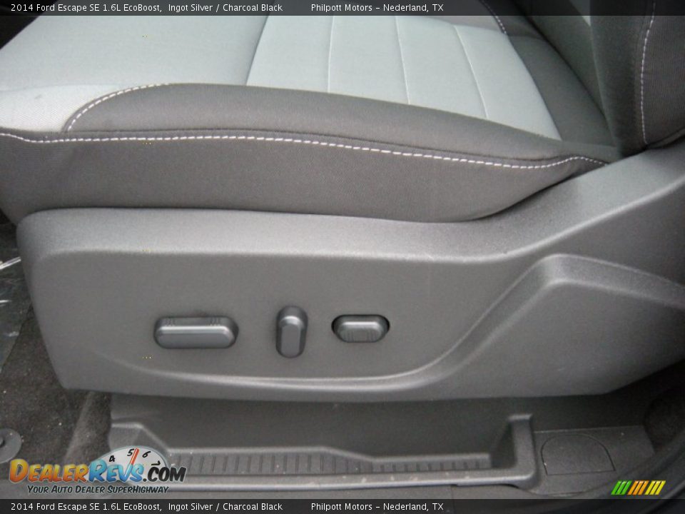 2014 Ford Escape SE 1.6L EcoBoost Ingot Silver / Charcoal Black Photo #23