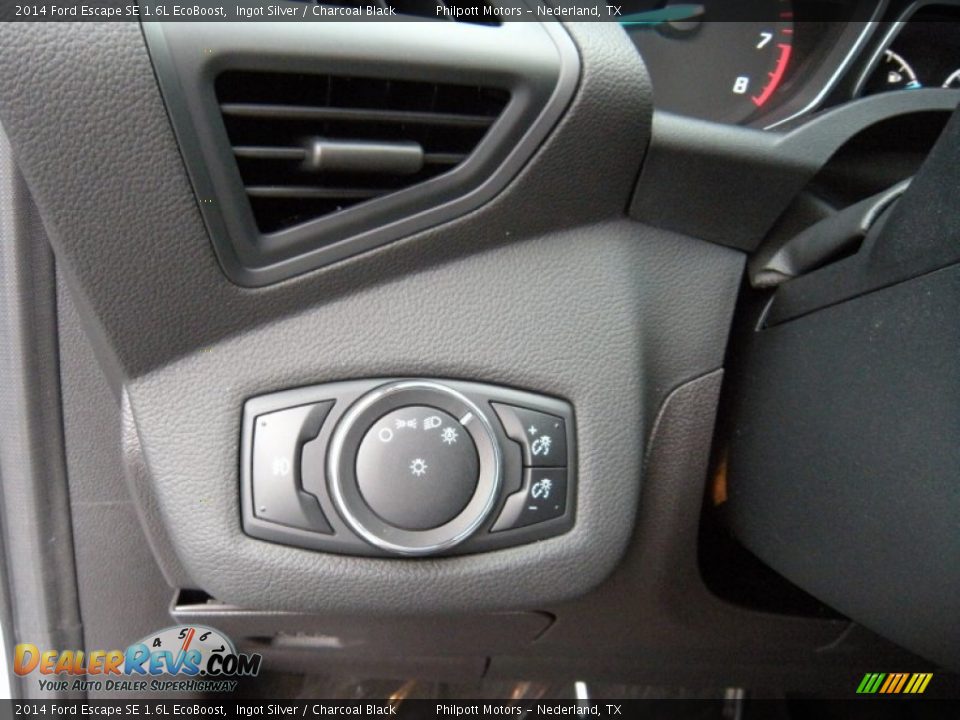 2014 Ford Escape SE 1.6L EcoBoost Ingot Silver / Charcoal Black Photo #31