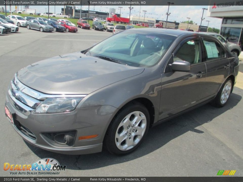 2010 Ford Fusion SE Sterling Grey Metallic / Camel Photo #3