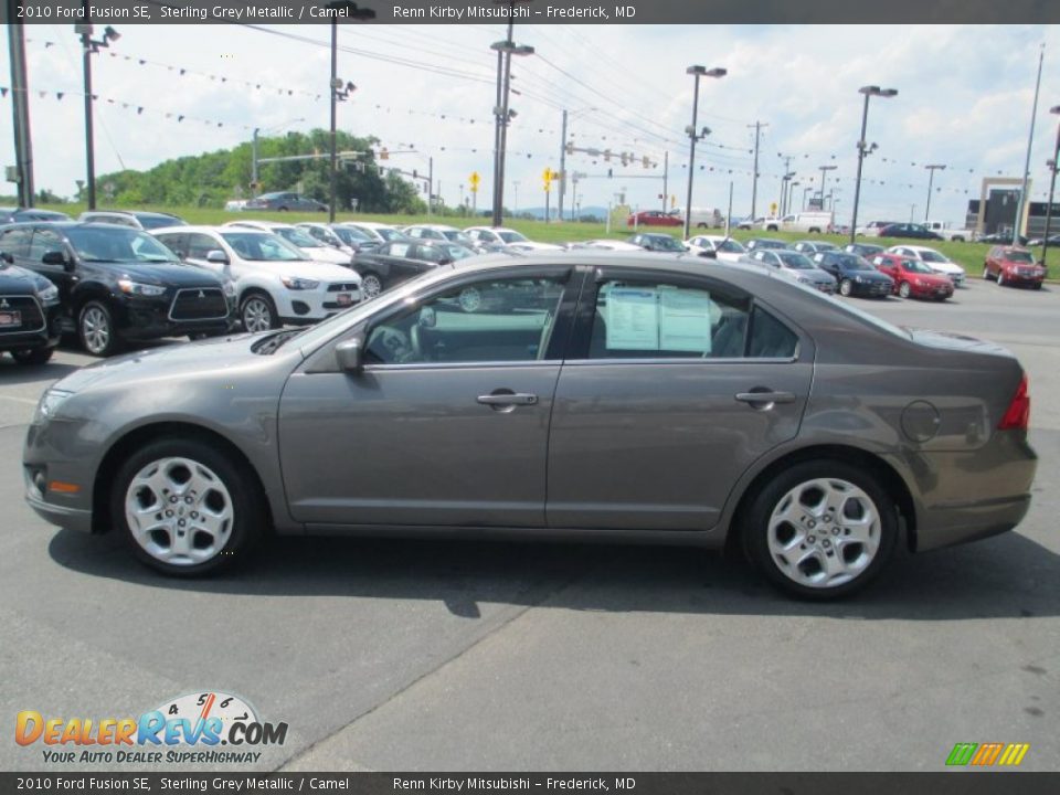 2010 Ford Fusion SE Sterling Grey Metallic / Camel Photo #4