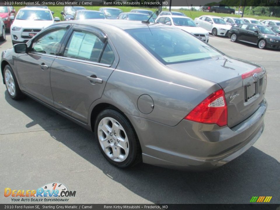2010 Ford Fusion SE Sterling Grey Metallic / Camel Photo #5