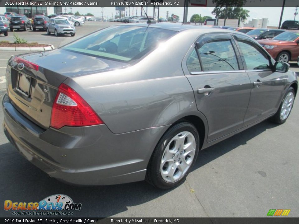 2010 Ford Fusion SE Sterling Grey Metallic / Camel Photo #7
