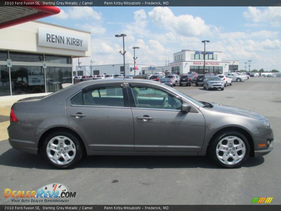 2010 Ford Fusion SE Sterling Grey Metallic / Camel Photo #8