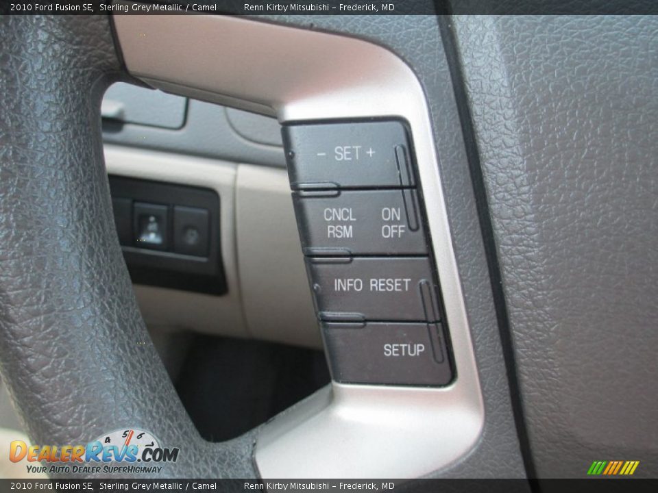 2010 Ford Fusion SE Sterling Grey Metallic / Camel Photo #18