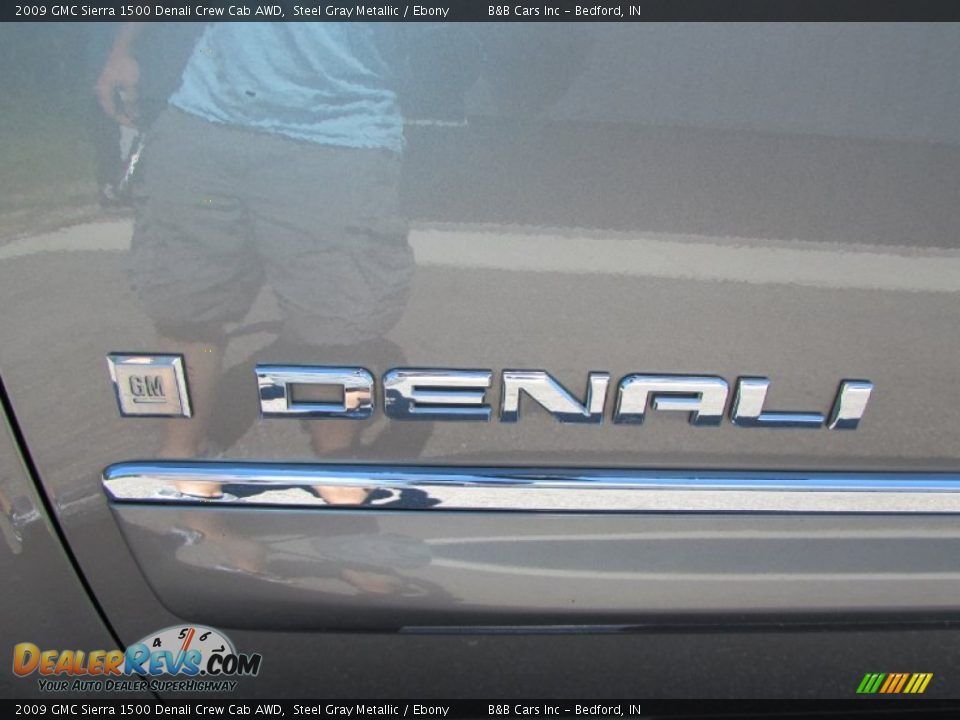 2009 GMC Sierra 1500 Denali Crew Cab AWD Steel Gray Metallic / Ebony Photo #10