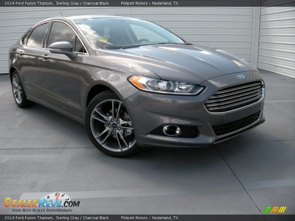 Front 3/4 View of 2014 Ford Fusion Titanium Photo #2
