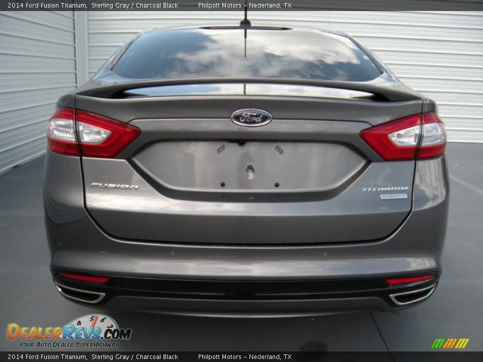 2014 Ford Fusion Titanium Sterling Gray / Charcoal Black Photo #5