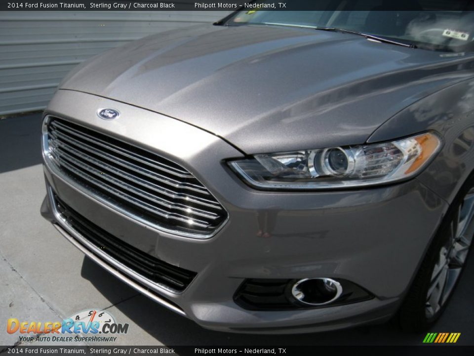 2014 Ford Fusion Titanium Sterling Gray / Charcoal Black Photo #10