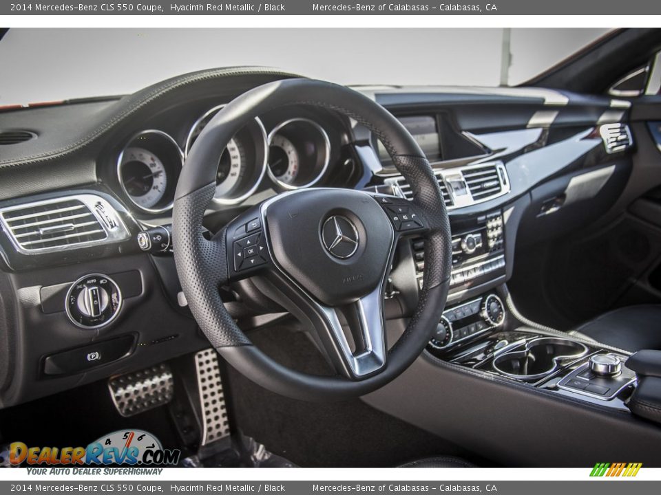 2014 Mercedes-Benz CLS 550 Coupe Hyacinth Red Metallic / Black Photo #5