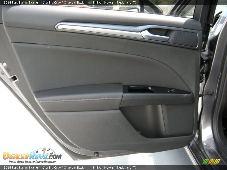2014 Ford Fusion Titanium Sterling Gray / Charcoal Black Photo #19