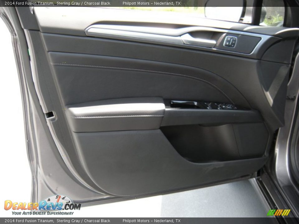 2014 Ford Fusion Titanium Sterling Gray / Charcoal Black Photo #21