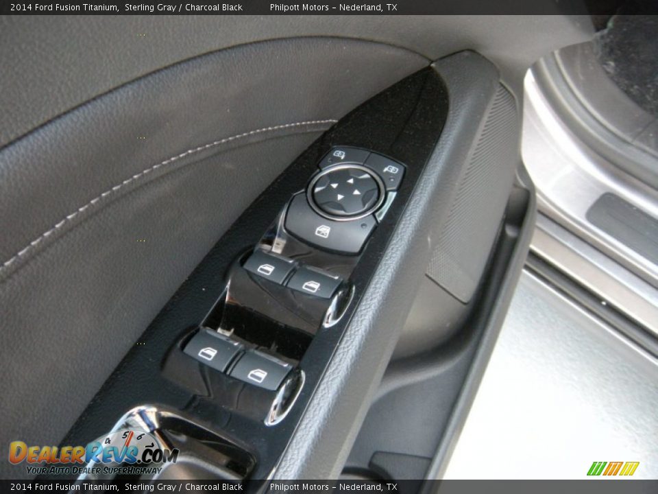 2014 Ford Fusion Titanium Sterling Gray / Charcoal Black Photo #22