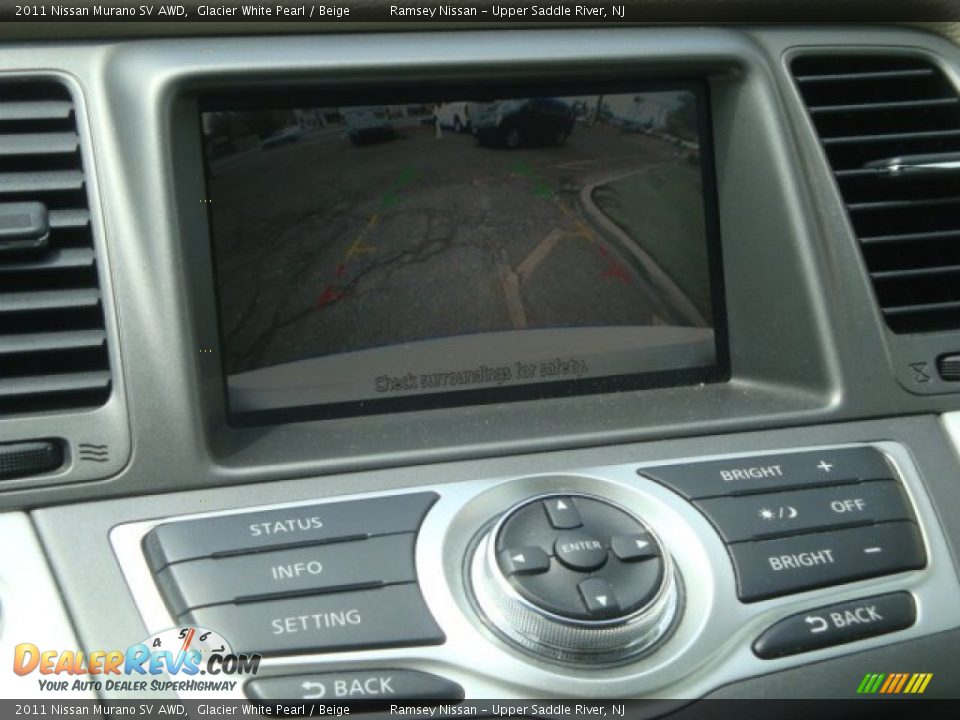 2011 Nissan Murano SV AWD Glacier White Pearl / Beige Photo #21
