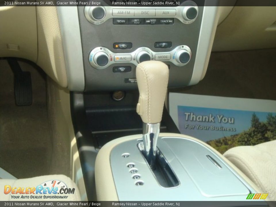 2011 Nissan Murano SV AWD Glacier White Pearl / Beige Photo #22