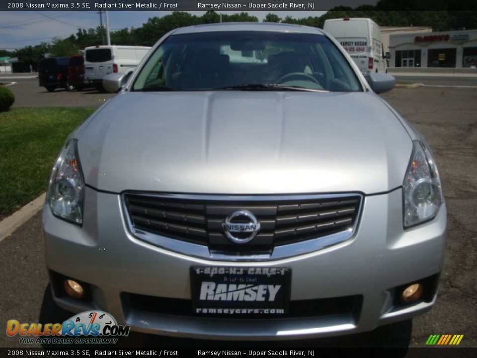 2008 Nissan Maxima 3.5 SE Radiant Silver Metallic / Frost Photo #2