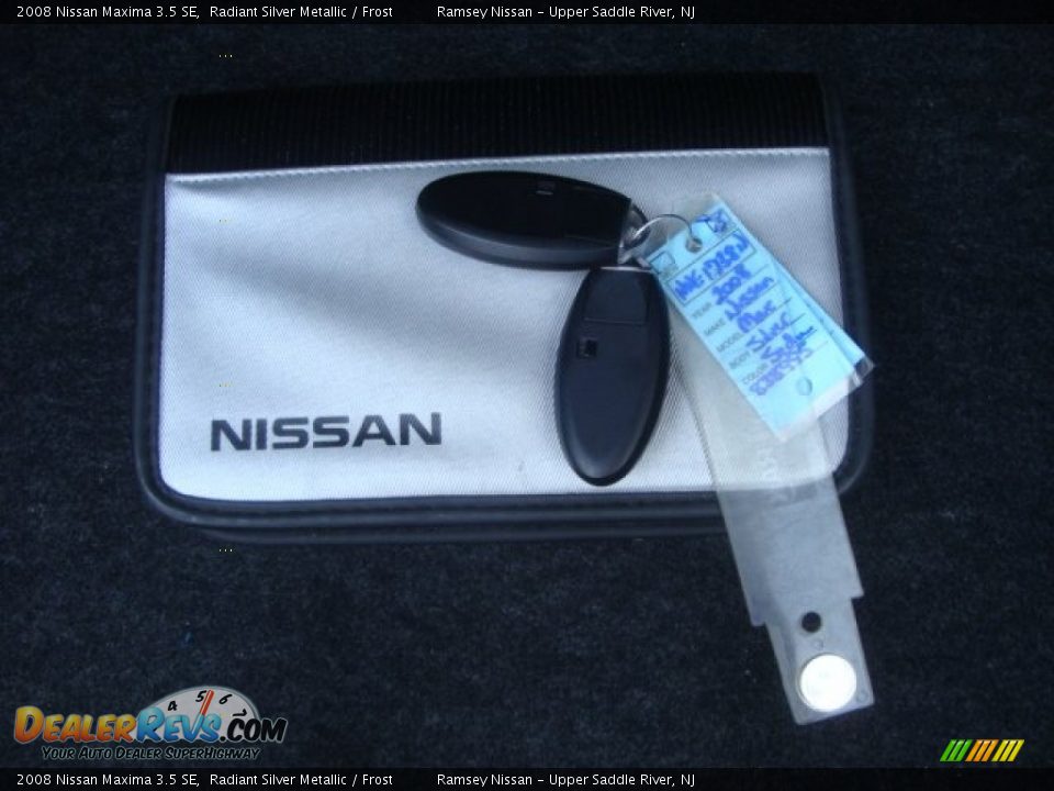 2008 Nissan Maxima 3.5 SE Radiant Silver Metallic / Frost Photo #24