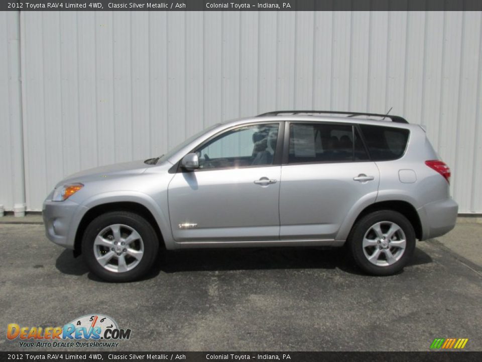 2012 Toyota RAV4 Limited 4WD Classic Silver Metallic / Ash Photo #2