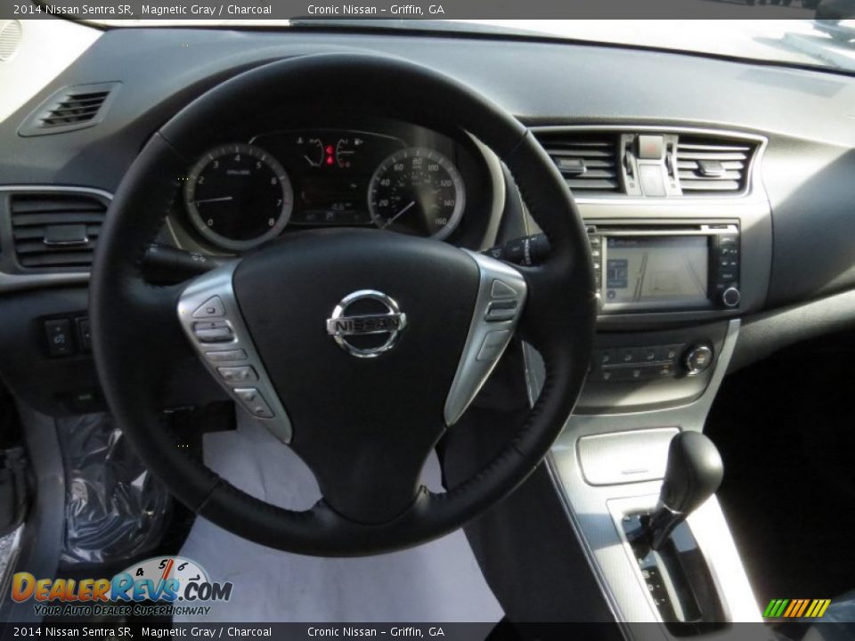 2014 Nissan Sentra SR Magnetic Gray / Charcoal Photo #10