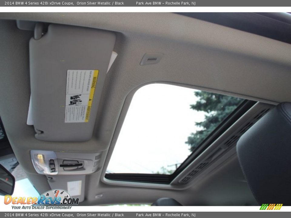 Sunroof of 2014 BMW 4 Series 428i xDrive Coupe Photo #13