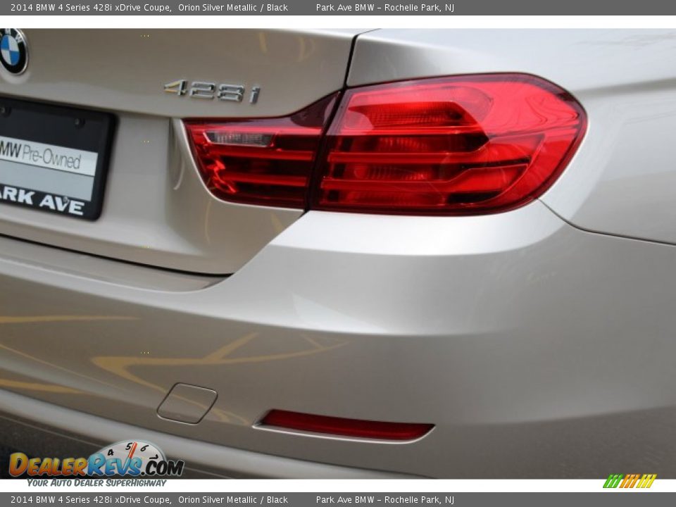 2014 BMW 4 Series 428i xDrive Coupe Orion Silver Metallic / Black Photo #22