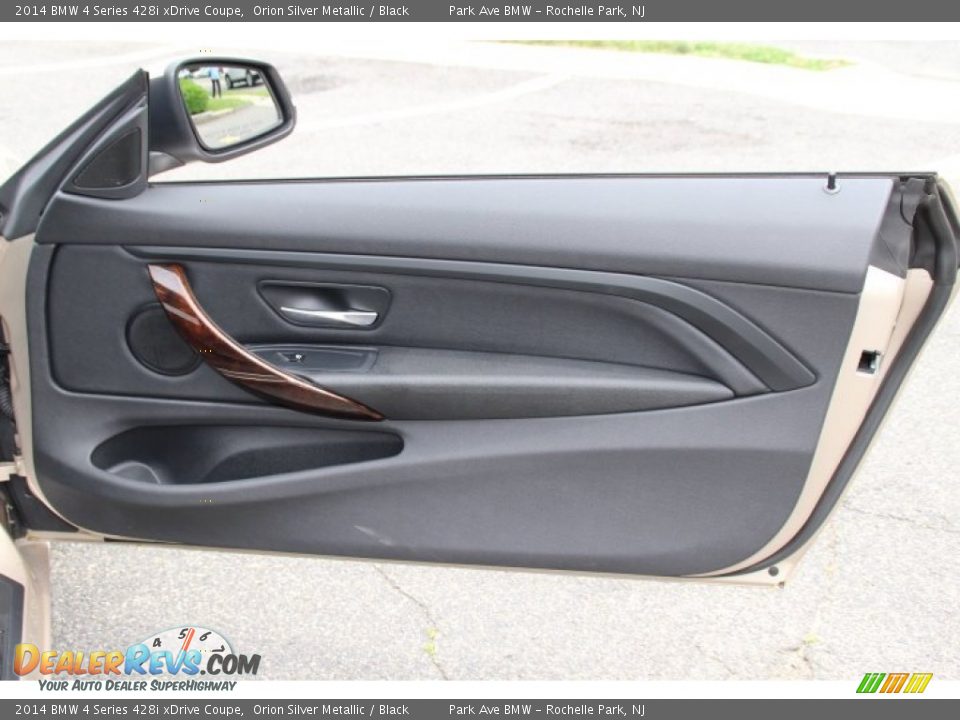 2014 BMW 4 Series 428i xDrive Coupe Orion Silver Metallic / Black Photo #23