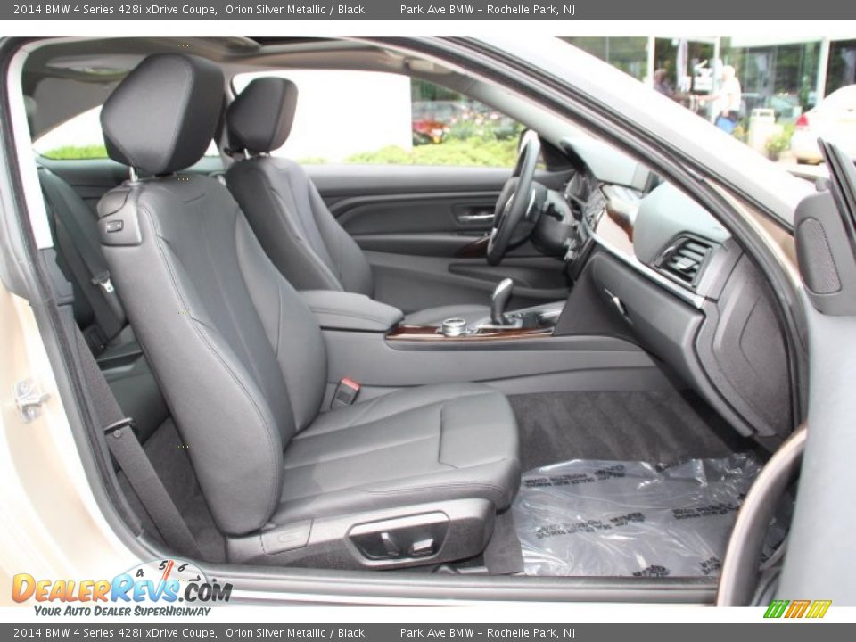 2014 BMW 4 Series 428i xDrive Coupe Orion Silver Metallic / Black Photo #26