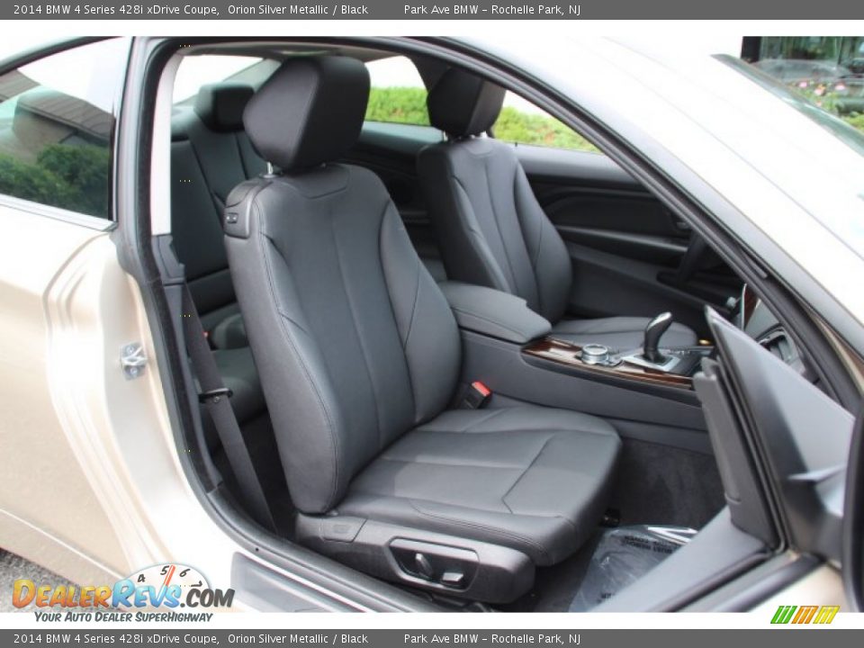 2014 BMW 4 Series 428i xDrive Coupe Orion Silver Metallic / Black Photo #27
