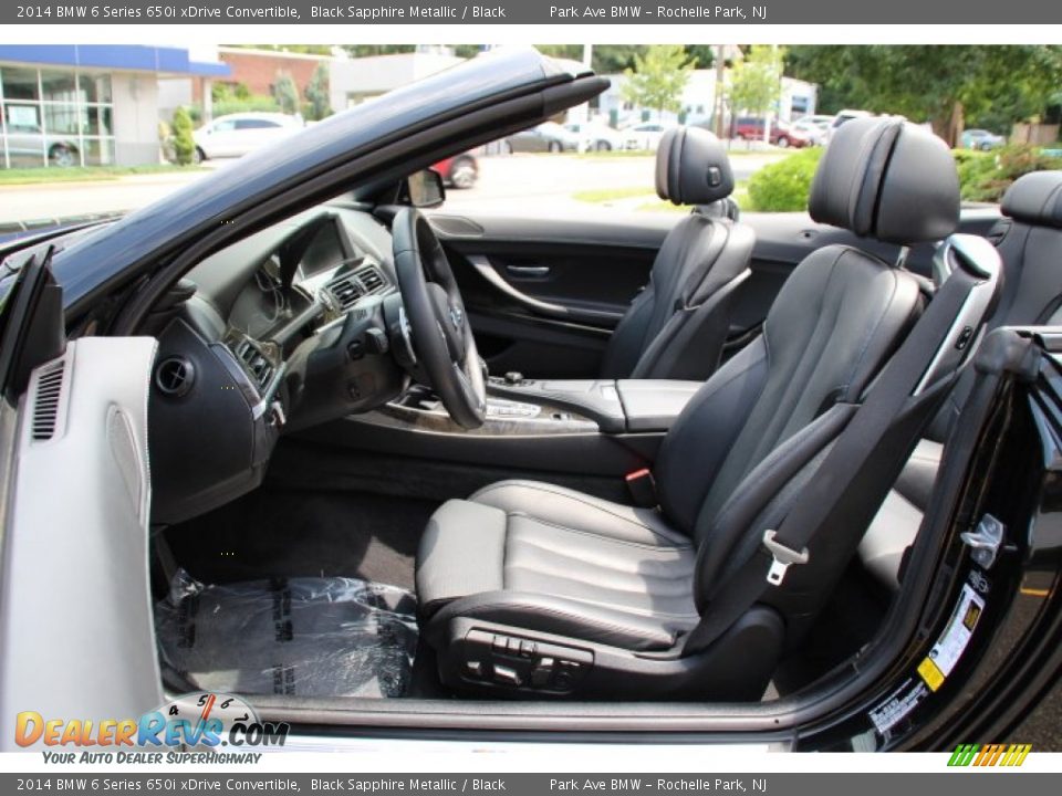 Front Seat of 2014 BMW 6 Series 650i xDrive Convertible Photo #12