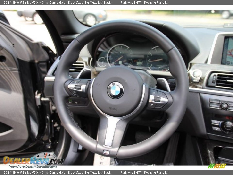 2014 BMW 6 Series 650i xDrive Convertible Steering Wheel Photo #17