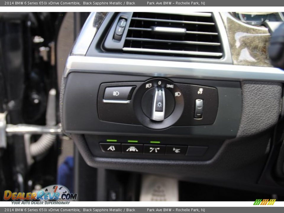 Controls of 2014 BMW 6 Series 650i xDrive Convertible Photo #21