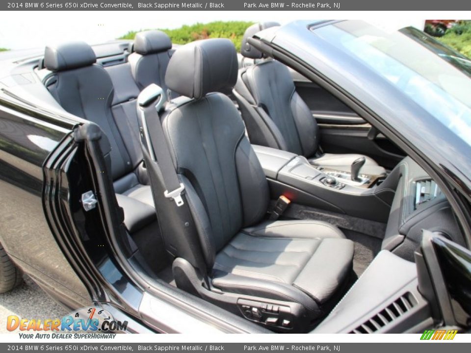 Front Seat of 2014 BMW 6 Series 650i xDrive Convertible Photo #29