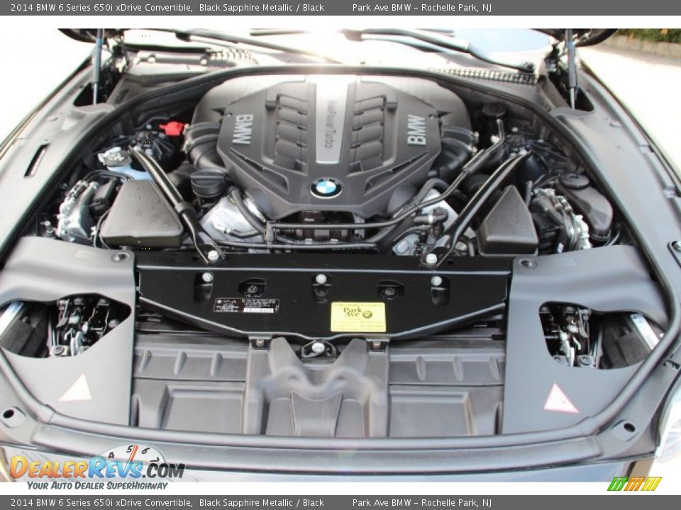 2014 BMW 6 Series 650i xDrive Convertible 4.4 Liter DI TwinPower Turbocharged DOHC 32-Valve VVT V8 Engine Photo #30