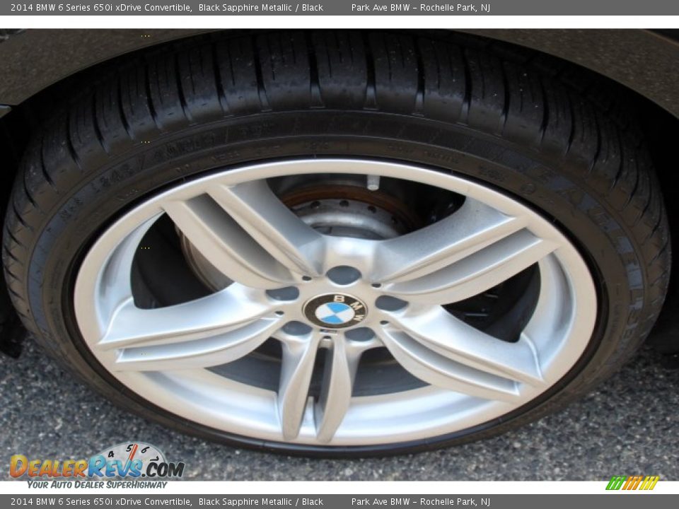 2014 BMW 6 Series 650i xDrive Convertible Black Sapphire Metallic / Black Photo #33
