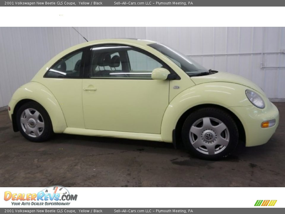 Yellow 2001 Volkswagen New Beetle GLS Coupe Photo #15