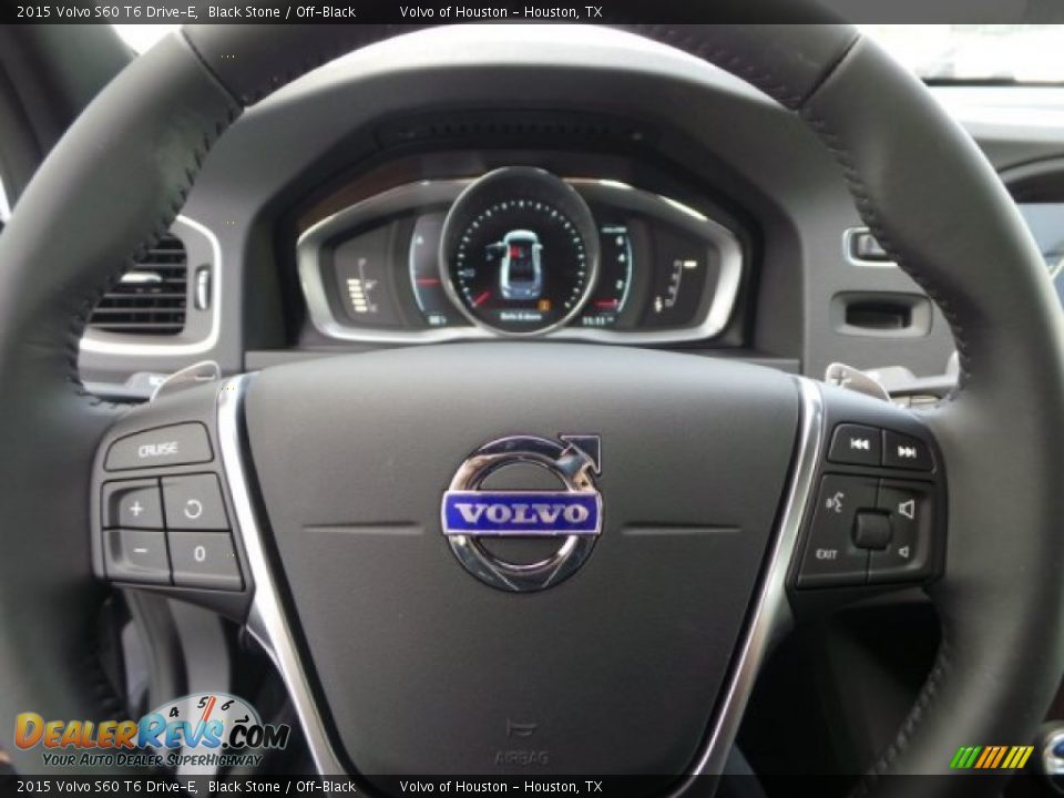 2015 Volvo S60 T6 Drive-E Steering Wheel Photo #19