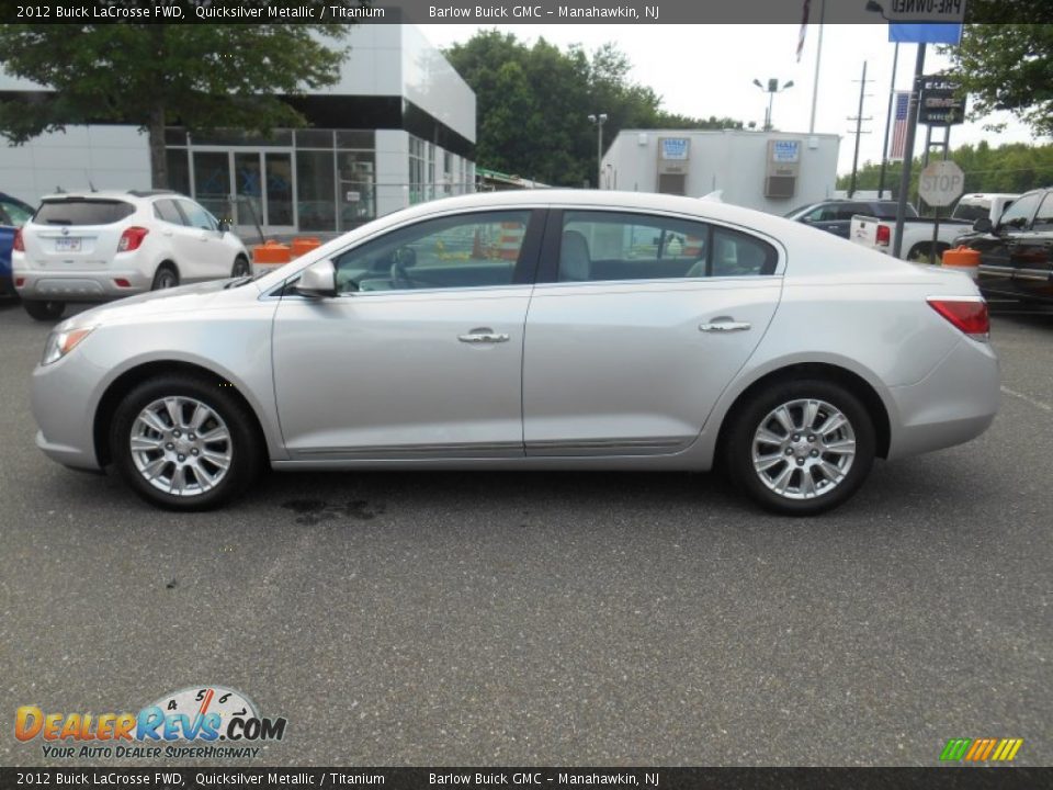 2012 Buick LaCrosse FWD Quicksilver Metallic / Titanium Photo #4