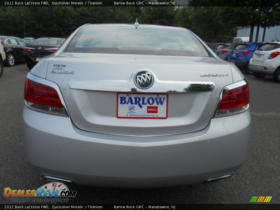 2012 Buick LaCrosse FWD Quicksilver Metallic / Titanium Photo #5