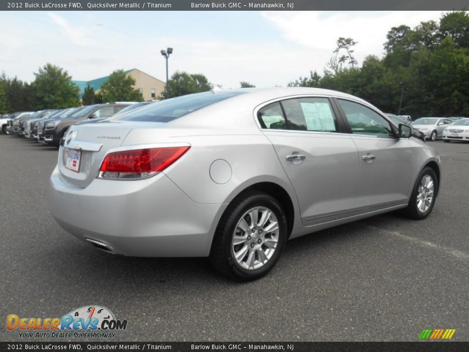 2012 Buick LaCrosse FWD Quicksilver Metallic / Titanium Photo #6