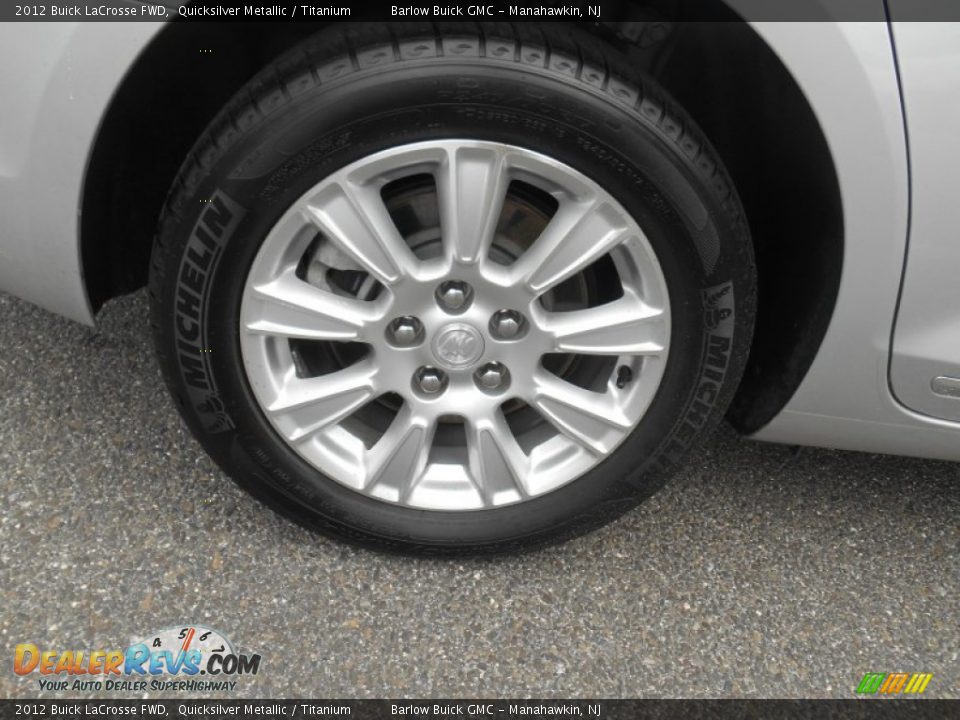 2012 Buick LaCrosse FWD Quicksilver Metallic / Titanium Photo #9