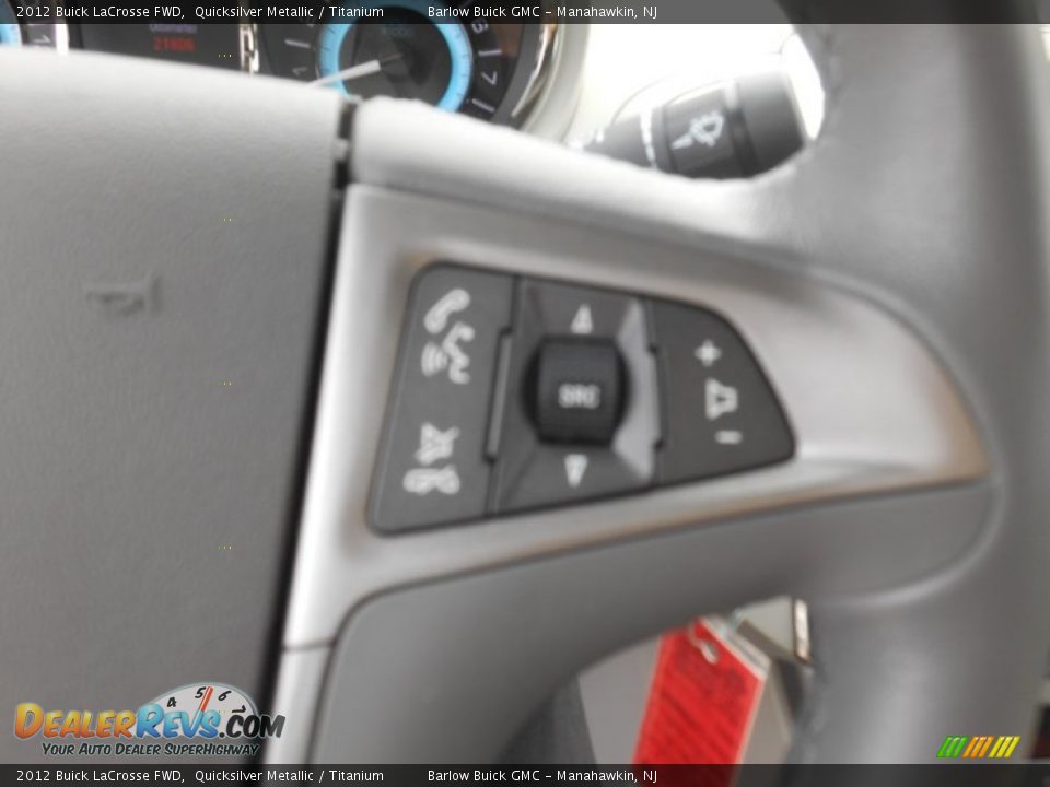 2012 Buick LaCrosse FWD Quicksilver Metallic / Titanium Photo #23