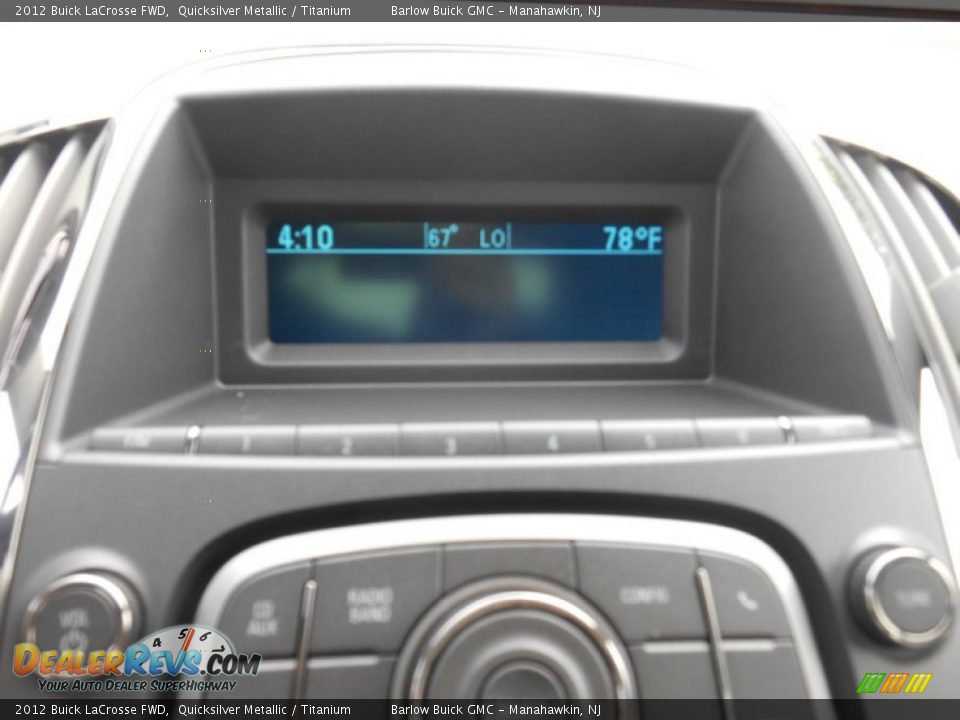 2012 Buick LaCrosse FWD Quicksilver Metallic / Titanium Photo #25